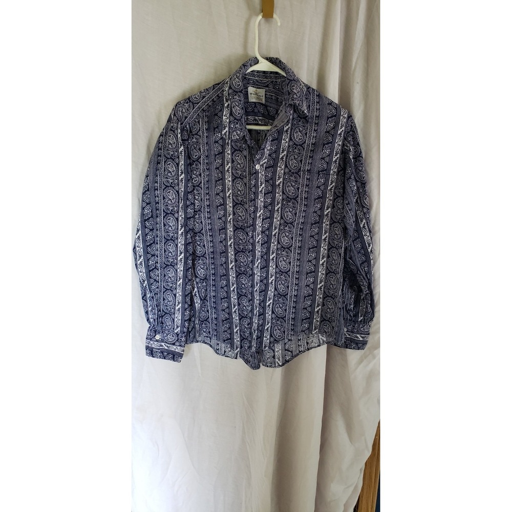 Mens Longsleeve West Vale Dress Shirt M 15 1/2.
